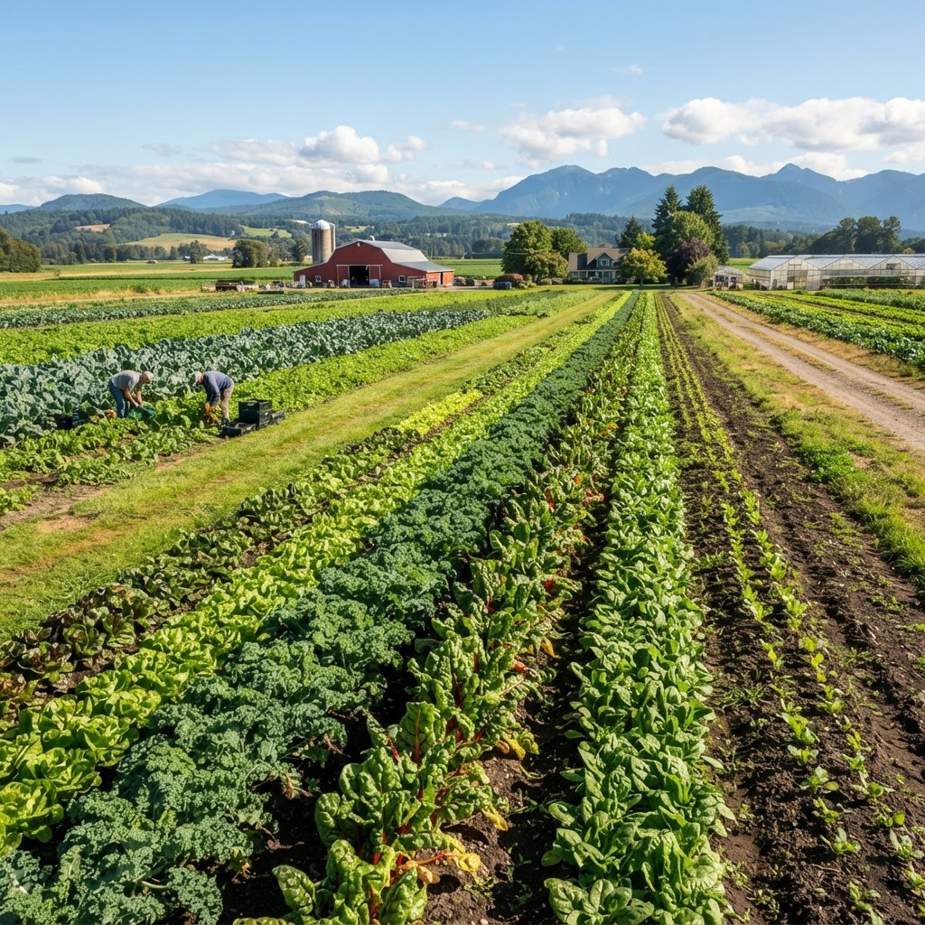 Farm landscape